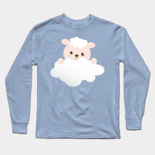 Cute Lamb on a Cloud Long Sleeve T-Shirt